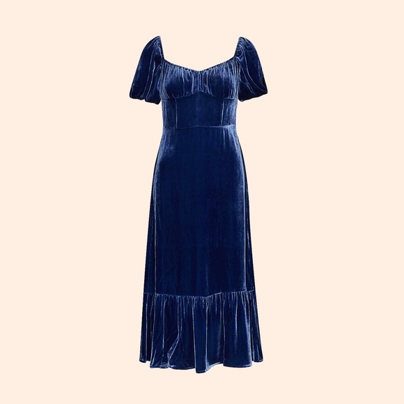 Reformation Suzanne Dress (Danube) - Picture 1 of 4